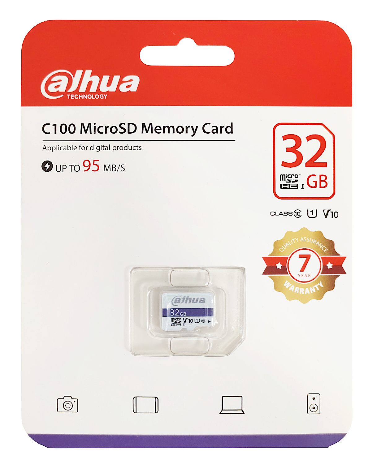 Dahua DHI-TF-C100 32GB C100 microSD Memory Card