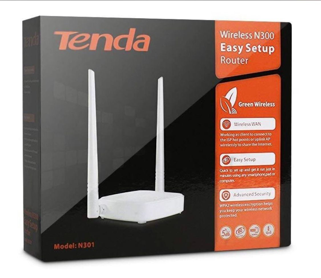 Tenda N301 Wireless N300 Easy Setup Router