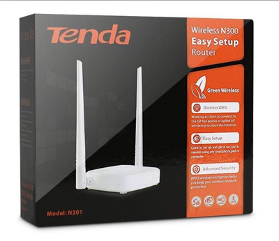 Tenda N301 Wireless N300 Easy Setup Router