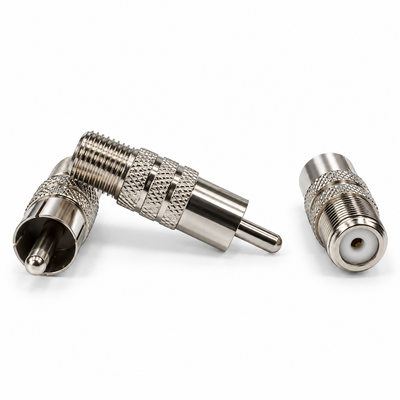 ZAKCOM BNC AV to F Connector